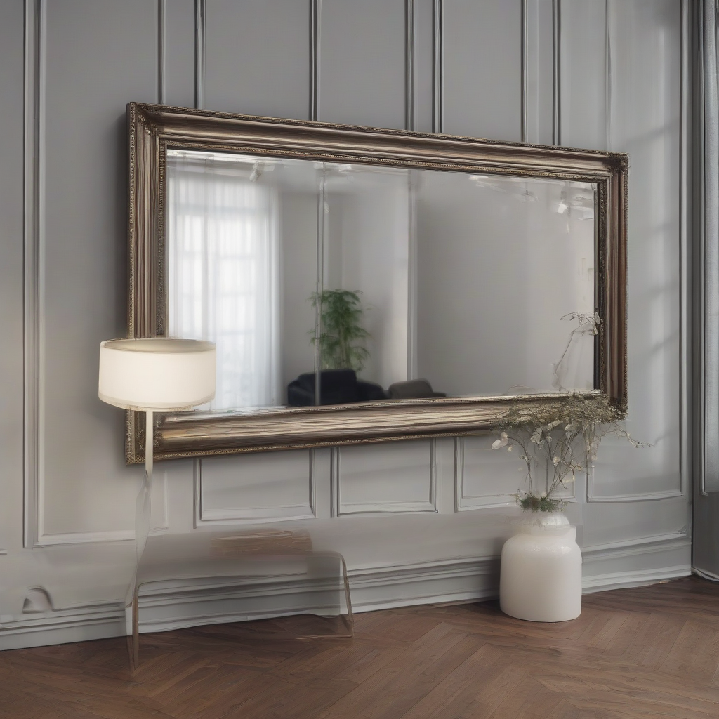 Large Rectangular Wall Mirror – A Statement Piece for Your Home