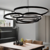 Black 3 Ring Pendant Light – A Modern Statement Piece for Your Home