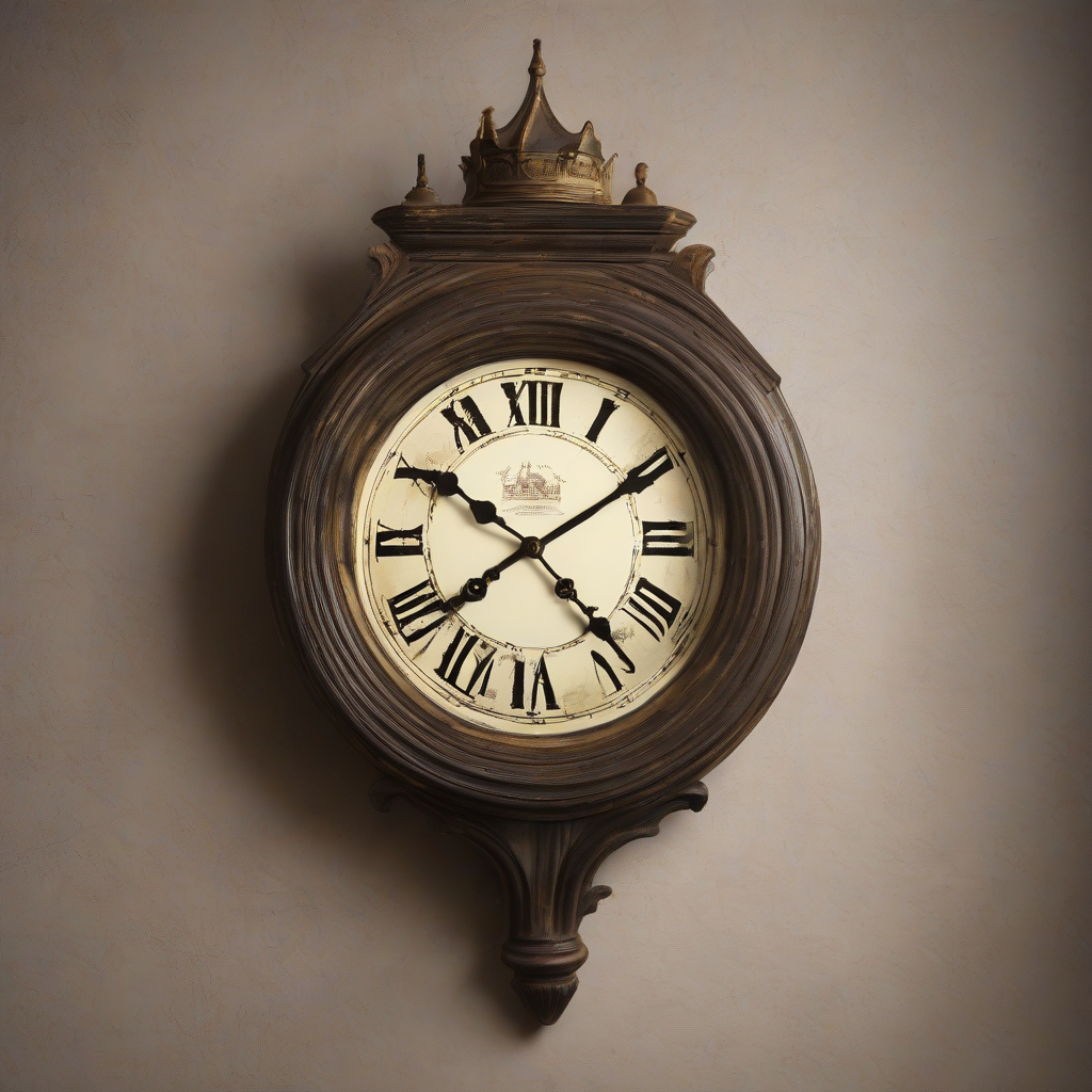 European Classical est 1865 Vintage Wall Clock